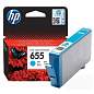 Картридж струйный HP (CZ110AE) Deskjet Ink Advantage 3525/5525/4515/4525 №655, голубой, оригинальный (арт. 361010)