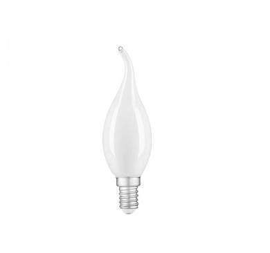 Gauss Filament Свеча на ветру 9W(610lm) 4100K 4K E14 milky матов. димм. филамент (нитев) 104201209-D (арт. 784889)