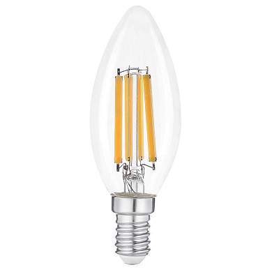 General филамент свеча E14 20W 2700K 2K 35x98 нитевидная, прозр GLDEN-CS-20-230-E14 2700 661506 (арт. 880058)