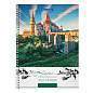 Тетрадь А4, 80 л., BRAUBERG, гребень, клетка, обложка твердая, "Nature", 404054 (арт. 404054)