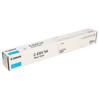 Тонер CANON (C-EXV54C) C3025i, голубой, оригинальный, ресурс 8500 страниц, 1395C002 (арт. 363757)