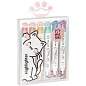 Набор текстовыделителей двусторонних MESHU "White kittens", 12цв., пастельные цвета, 1-4мм, ПВХ бокс с европодвесом (арт. 362131)