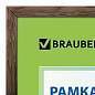Рамка 21х30 см, пластик, багет 15 мм, BRAUBERG "HIT", орех, стекло, 390025 (арт. 390025)