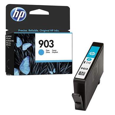 Картридж струйный HP (T6L87AE) OfficeJet 6950/6960/6970, №903, голубой, ресурс 315 стр., оригинальный (арт. 362333)