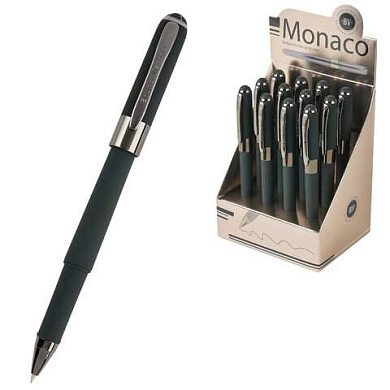 Ручка шариковая BRUNO VISCONTI "Monaco Verde", СИНЯЯ, корпус зеленый, линия 0,4 мм, 20-0125/29 (арт. 144767)