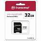 Карта памяти microSDHC 32 GB TRANSCEND UHS-I U3, 95 Мб/сек (class 10), адаптер, TS32GUSD300S-A (арт. 513204)