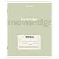 Тетрадь 24 л. BRAUBERG клетка, обложка картон, KNOWLEDGE, 107305 (арт. 107305)