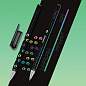 Ручка шариковая с принтом FUNSTER STICK "BLACK CAT", СИНЯЯ, SOFT TOUCH покрытие, узел 0,7 мм, линия 0,35 мм, 144391 (арт. 144391)