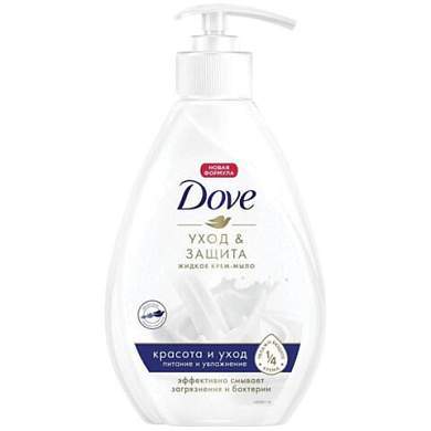 Мыло-крем жидкое 250 мл, DOVE "Красота и уход", дозатор (арт. 602252)