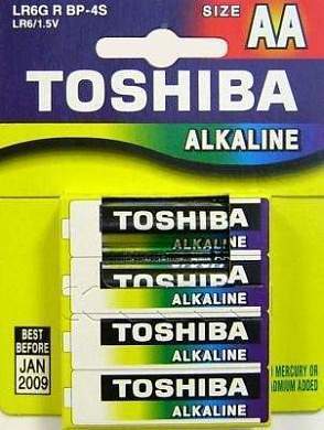 Элемент питания Toshiba LR6/316 BL4 (арт. 169)
