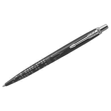 Ручка шариковая Parker "Jotter New York Black CT" синяя, 1,0мм, кнопочн., подарочная упаковка (арт. 363664)