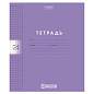 Тетрадь обложка пластик, 24л. клетка, HATBER, Color Set (микс в спайке), 092030, 24Т5В1пл (арт. 107670)