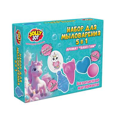 Мыло Набор для мыловарения 5в1, 2 мыла, 1 мыло-картинка, 2 бомбочки, JOLLY JOT (ДЖОЛЛИ ДЖОТ), 665985 (арт. 665985)