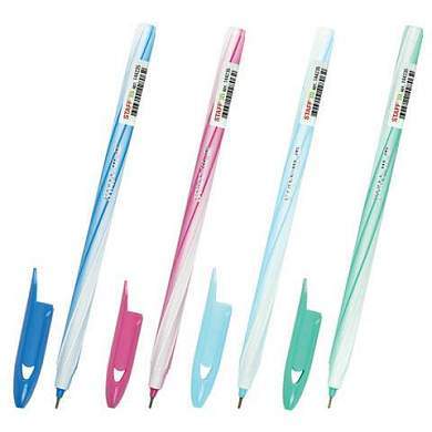 Ручка шариковая STAFF "CANDY PASTEL", синяя, игольчатый узел 0,6 мм, линия 0,3 мм, 144235 (арт. 144235)