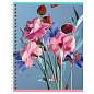 Тетрадь 80л., А5, клетка на гребне BG "Perfect flower", двойная обложка (арт. 341037)