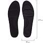 Стельки для обуви с ЭФФЕКТОМ ПАМЯТИ, материал MEMORY FOAM, размер RU 34-39 / EU 35-40, с линиями выреза, SHEGRA (ШЕГРА), 700746 (арт. 700746)