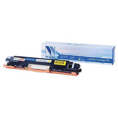 Картридж лазерный NV PRINT (NV-CE312A/729Y) для HP M175nw/CP1025nw/CANON LBP7010C, желтый, ресурс 1000 страниц (арт. 363396)