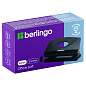 Дырокол Berlingo "Office Soft" 10л., пластиковый, черный, с линейкой (арт. 210982)