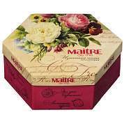 Чай MAITRE "Цветы" ассорти 12 вкусов, НАБОР 60 пакетиков, баж 082 (арт. 620900)