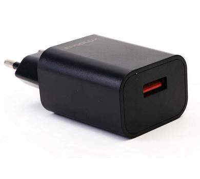 Сет.адаптер/зарядник/блок пит. 1xUSB 110-220V, 5V/2A ERGOLUX ELX-РA01P-C02 ПРОМО черный, пакет (арт. 861400)
