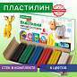 Пластилин мягкий восковой BRAUBERG KIDS, 6 цветов, 90 г, со стеком, 106493 (арт. 106493)
