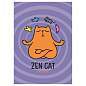Обложка для паспорта MESHU "Zen Cat", ПВХ, 2 кармана (арт. 362620)