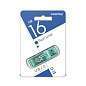 Флеш-диск 16 GB, SMARTBUY Glossy, USB 2.0, зеленый, SB16GBGS-G (арт. 512192)