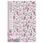 Тетрадь А4 80 л., HATBER, гребень, клетка, матовая ламинация, "Floral collection" (микс в спайке), 082972, 80Т4лВ1гр (арт. 405420)
