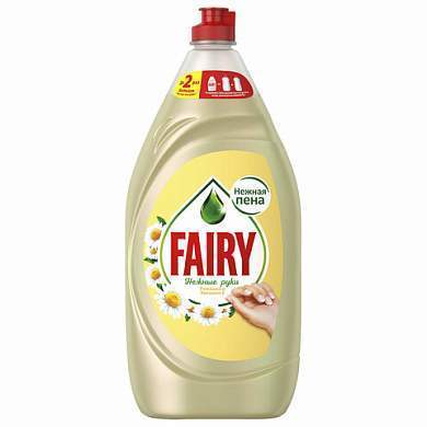 Средство для мытья посуды 1,35 л FAIRY (Фейри) Нежные руки, "Ромашка и витамин Е", 740297 (арт. 606048)