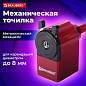 Точилка механическая BRAUBERG "JET", металлический механизм, черный/бордовый, 222517 (арт. 222517)