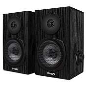 Колонки Sven SPS-575, 2*3W, деревянный корпус, питание через USB, черный (арт. 353136)