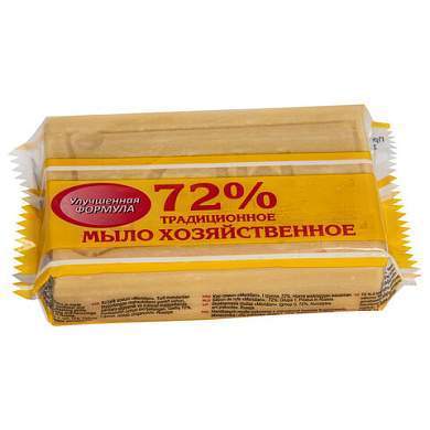 Мыло хозяйственное 72%, 150 г (Меридиан) "Традиционное", в упаковке (арт. 604044)