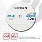 Диски CD-R SONNEN, 700 Mb, 52x, Cake Box (упаковка на шпиле) КОМПЛЕКТ 100 шт., 513533 (арт. 513533)