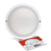 ASD/InHome светильник светодиодн. ЖКХ СПП 1540-КРУГ 15W(1350lm) 4000К 4K пластик/белый d=140 IP65 4880 (арт. 859334)
