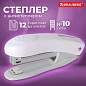 Степлер №10 BRAUBERG "Original", до 12 листов, с антистеплером, белый, 227769 (арт. 227769)