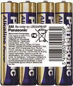 Элемент питания Panasonic Alkaline Power LR03/286 (4 шринк) (арт. 851296)