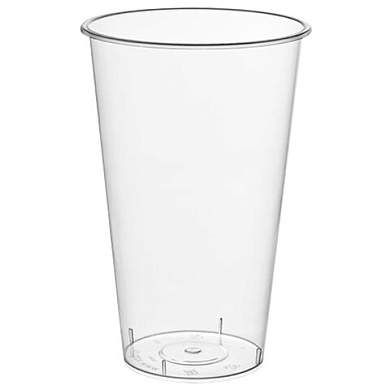 Стакан одноразовый 500мл пластиковый матовый Bubble Cup, СВЕРХПЛОТНЫЙ, ВЗЛП, ШК5407, 1021П (арт. 609246)