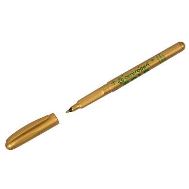 Маркер для декорирования Centropen "2670" золото, пулевидный, 1,0мм (арт. 262146)