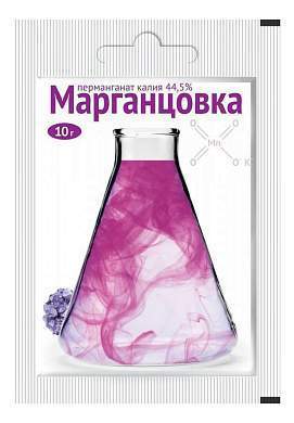 Марганцовка (перманганат калия) 10гр. (защита от болезней) Ваше Хозяйство (арт. 724478)