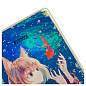 Записная книжка А5 80л., ЛАЙТ, кожзам, MESHU "Magic world", съемная пластиковая обложка, глиттер, голография, блок в линию (арт. 358212)