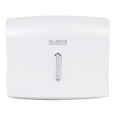 Диспенсер для полотенец LAIMA PROFESSIONAL BASIC (Система H2), Z-сложения, белый, ABS, 605049 (арт. 605049)