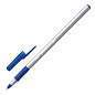 Ручка шариковая с грипом BIC "Round Stic Exact", СИНЯЯ, корпус серый, узел 0,7 мм, линия письма 0,28 мм, 918543 (арт. 141767)