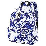 Рюкзак BRAUBERG СИТИ-ФОРМАТ универсальный, "Tie-dye", бело-синий, 41х32х14 см, 270792 (арт. 270792)
