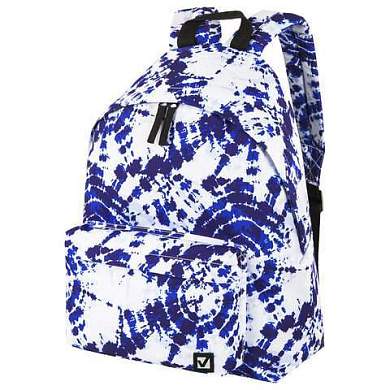 Рюкзак BRAUBERG СИТИ-ФОРМАТ универсальный, "Tie-dye", бело-синий, 41х32х14 см, 270792 (арт. 270792)