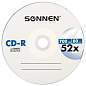 Диск CD-R SONNEN, 700 Mb, 52x, бумажный конверт (1 штука), 512573 (арт. 512573)