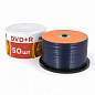 Диски DVD+R (плюс) MIREX, 4,7 Гб, 16x, Cake Box (упаковка на шпиле), КОМПЛЕКТ 50 шт., UL130013A1B (арт. 514016)