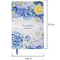 Ежедневник учителя специализированный А5 215х145 мм, BRAUBERG, под кожу, 144 л., "Звездная ночь", 112709 (арт. 112709)