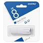 Память Smart Buy "Clue" 8GB, USB 2.0 Flash Drive, белый (арт. 376300)