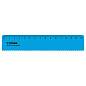 Линейка 15см СТАММ, пластиковая, с волнистым краем, непрозрачная, неоновые цвета, ассорти (арт. 215525)