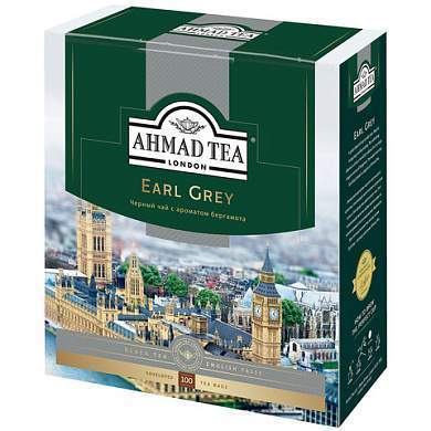 Чай AHMAD "Earl Grey" черный с ароматом бергамота,100 пакетиков в конвертах по 2 г, 595i-08 (арт. 620024)